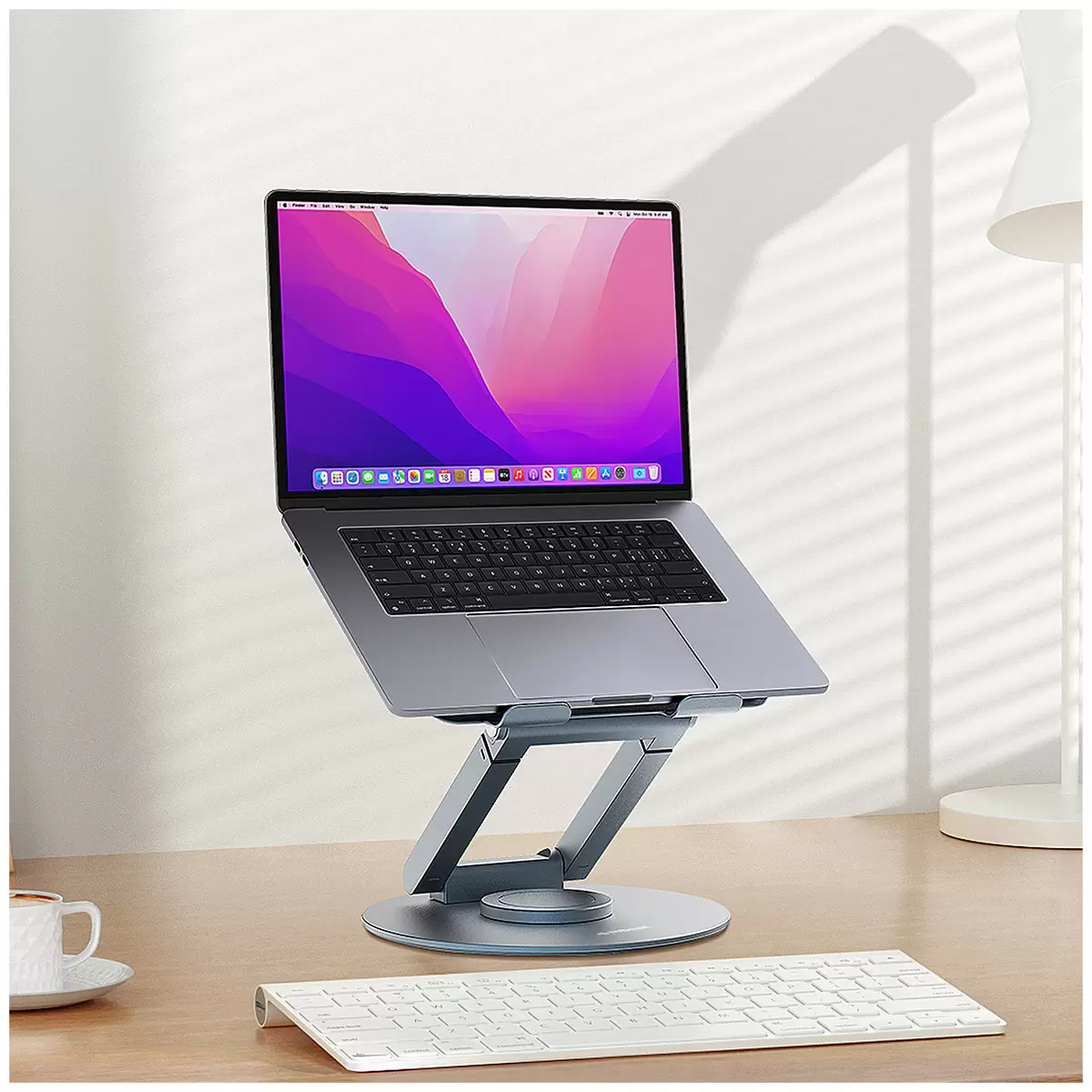 mbeat Stage S9 Rotating Laptop Stand with Telescopic Height Adjustment - Image 2