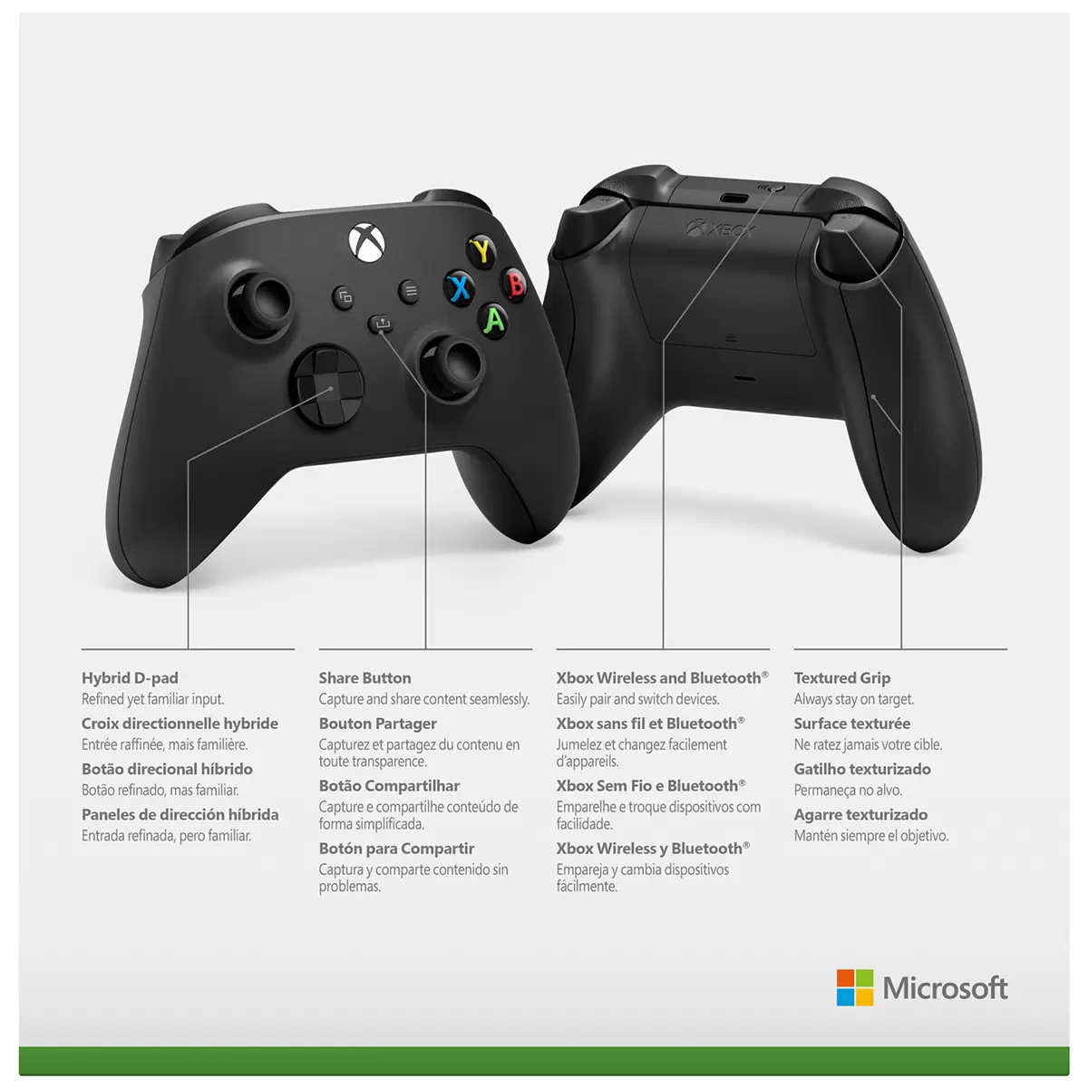 Xbox Wireless Controller Black 164936 - Image 4