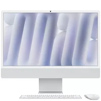 Apple iMac 24 Inch With Retina 4.5 Display Nano Texture Glass M4 Chip 10 Core GPU 16GB 256GB SSD Silver