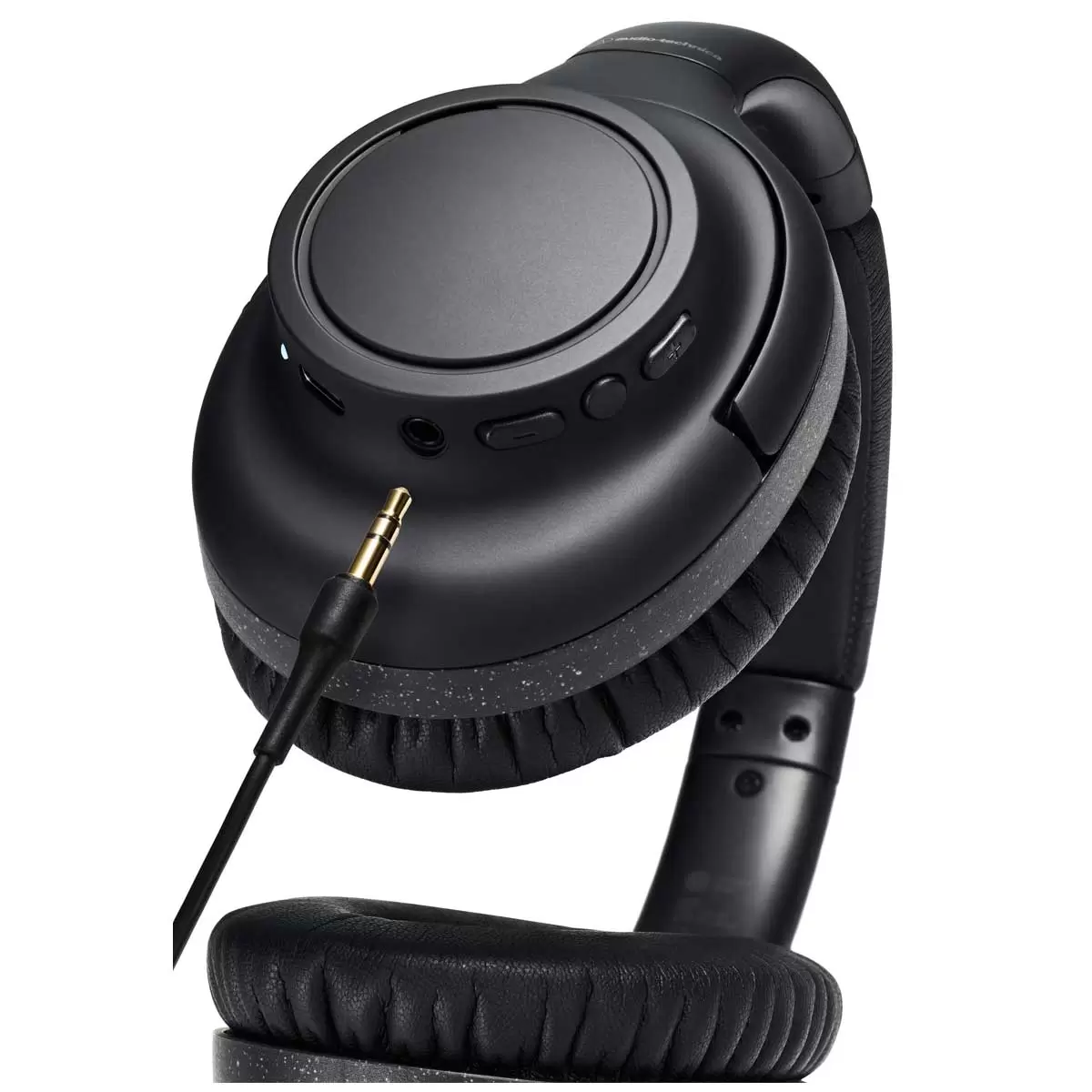 Audio-Technica Noise Cancelling Over-Ear Wireless Headphones Black ATH-S300BT - Image 2