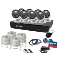 Swann NVR 8 Cameras Security 4K Monitoring With 2TB 5MP SWNVK-876808-AU