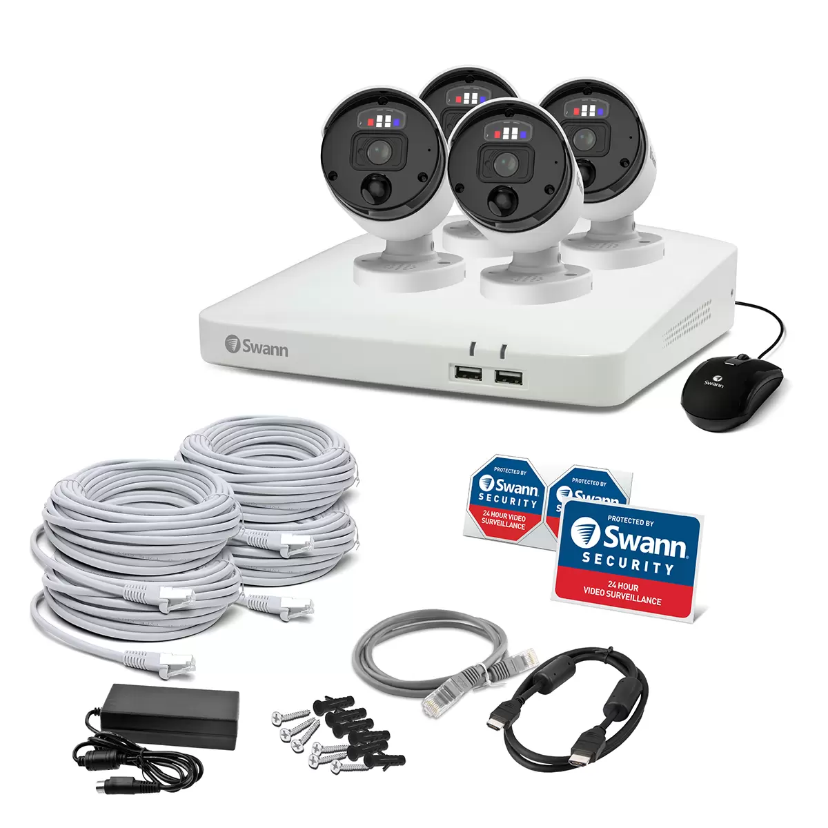 Swann 4K NVR Pro Series With 4 Facial Recognition Cameras SWNVK-88990W4-AU - Image 2