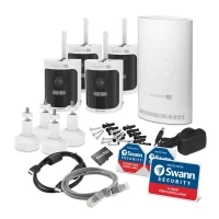 Swann 4K Allsecure WiFi 4 Camera System with Tower SWNVK-AS4K800SD4-AU