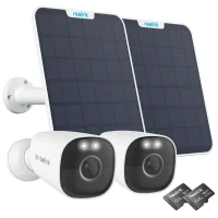 Reolink Argus Eco Ultra + Reolink Solar Panel2 2 Pack BWB4K09SP64-2PK